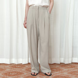 SIPT7205 Breeze Wide Slacks_Khaki beige