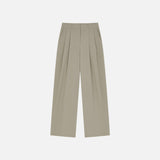 SIPT7205 Breeze Wide Slacks_Khaki beige