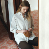 SIPT7208 Pleated Capri Pants_Brown
