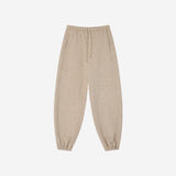 SIPT7218 Curved Banding Jogger Pants_Brown