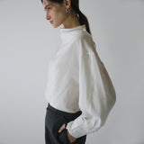 SITP5223 Loose Fit Cowl Neck Blouse_Ivory