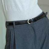 SIAC3013 leather belt_Black