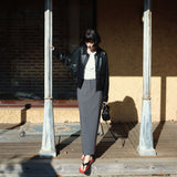 SIOT4186 Smooth Faux Leather Blouson_Black