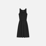 SIA8040 Comfortable Jersey Long Dress_Black