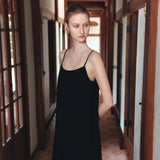SIA8044 Flared Slip Dress_Black