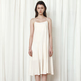 SIA8044 Flared Slip Dress_Light beige