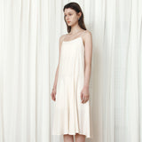 SIA8044 Flared Slip Dress_Light beige