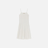 SIA8044 Flared Slip Dress_White