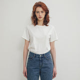 SITP5178 Regular Fit Fresh Short Sleeve T-Shirt_Ivory