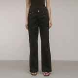 SIJN6074 Essential Bootcut Black Jeans_Black