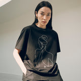 SITP5157 Womens Archive Short Sleeve T-Shirt_Black