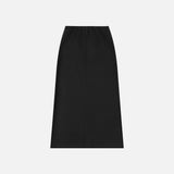 SIST9060 Comfort Daimaru Banding Long Skirt_Black