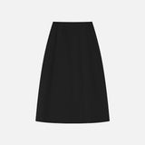 SIST9065 Floral Linen Skirt_Black