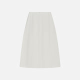 SIST9065 Floral Linen Skirt_Ivory