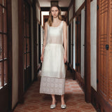SIST9066 Resort Lace Skirt_Natural
