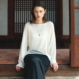 SIST9068 Minimal Bias Long Skirt_Black