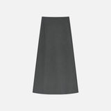 SIST9068 Minimal Bias Long Skirt_Charcoal