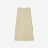 SIST9077 Hairy Maxi Skirt_Beige