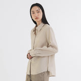 SITP5208 Sheer Natural ST Shirt_Ash gray
