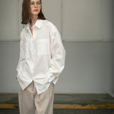SIPT7052 muse two tuck wide slacks_Beige