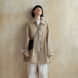 SIOT4193 Breeze Oversized Half Coat_Beige