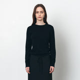 SIKN2175 Basic Round Neck Long Sleeve Knit_Black