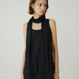 SIAC3112 Airy Long Scarf_Black