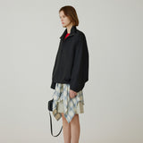 SIOT4192 Oversized Windbreaker_Black