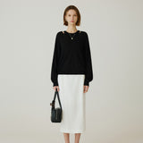 SITP5274 V-Neck Batwing Comfort T-Shirt_Black