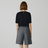 SIKN2184 Basic Round Neck Short Sleeve Knit_Black