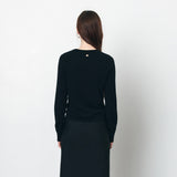 SIKN2175 Basic Round Neck Long Sleeve Knit_Black