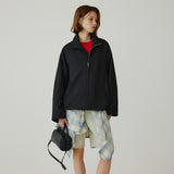 SIOT4192 Oversized Windbreaker_Black