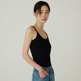 SITP5269 Comfort V-Neck Sleeveless Top_Black