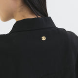 SITP5198 Linen Blend Pure Shirt_Black
