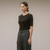 SITP5138 5-part Cotton T-shirt_Black