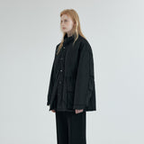 SIOT4151 Lightweight Padded Military Jacket_Black