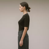 SITP5138 5-part Cotton T-shirt_Black