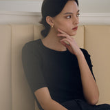 SITP5138 5-part Cotton T-shirt_Black
