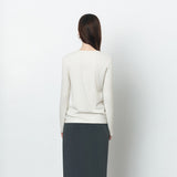 SITP5241 Slub Henley Neck T-Shirt_Cream
