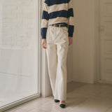 SIJN6062 New Wide Cream Jeans_Cream