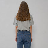 SITP5191 Archive Hound Print T-Shirt_Melange gray