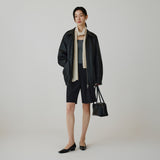 SIAC3112 Airy Long Scarf_Light beige