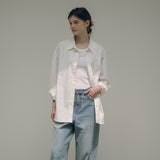 SITP5143 oversized noble shirt_Ivory