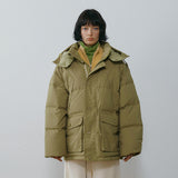 SIOT4215 Duck Down Classic Mountain Puffer_Khaki beige