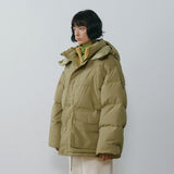SIOT4215 Duck Down Classic Mountain Puffer_Khaki beige