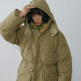 SIOT4215 Duck Down Classic Mountain Puffer_Khaki beige