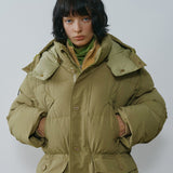 SIOT4215 Duck Down Classic Mountain Puffer_Khaki beige
