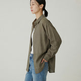 SIED26-2 Florist Shirt_Khaki Brown