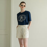 SITP5064 Basset Hound T-shirt_Navy