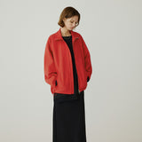 SIOT4192 Oversized Windbreaker_Red
